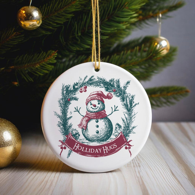 Personalized Vintage Christmas Ornament