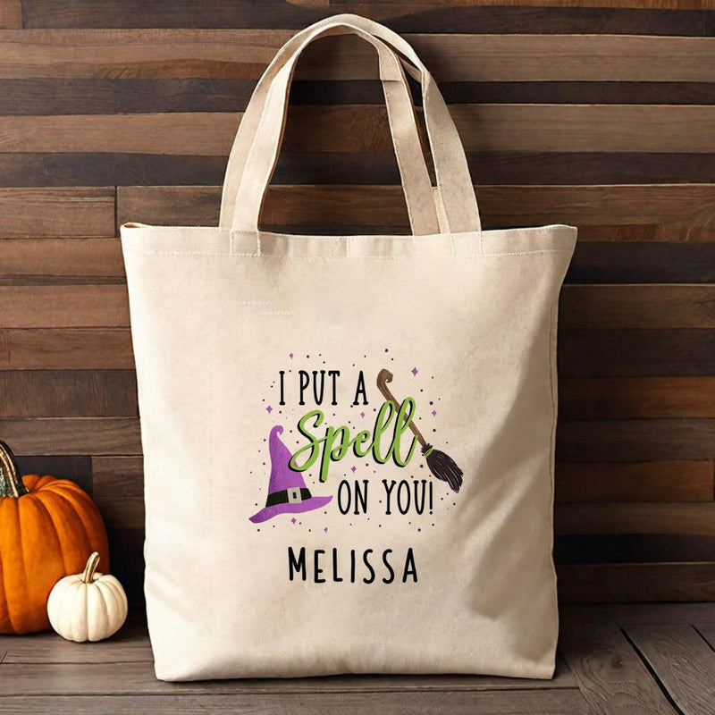 Personalized Halloween Tote Bag - Sweet and Spooky