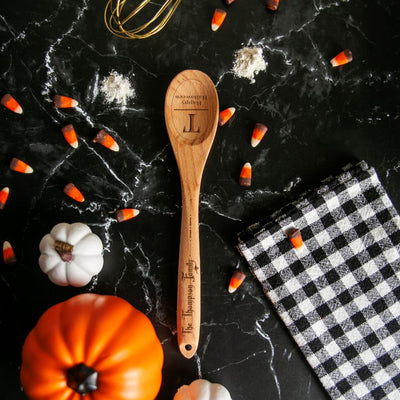 Personalized Haunted Halloween Spoons