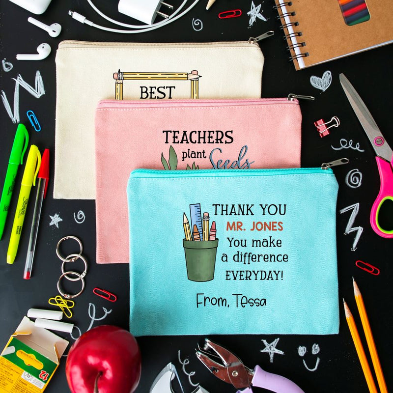 Personalized Teacher Pencil Bag