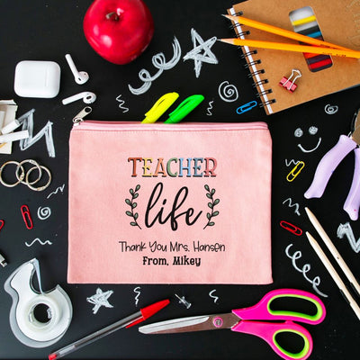 Personalized Teacher Pencil Bag