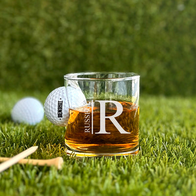 8 oz. Personalized Golf Ball Lowball