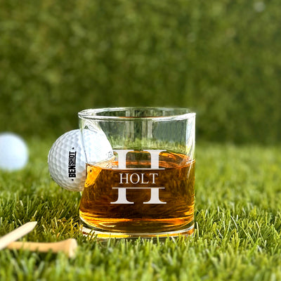 8 oz. Personalized Golf Ball Lowball