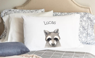 Personalized Woodland Animal Pillowcases