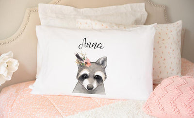 Personalized Woodland Animal Pillowcases
