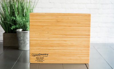 CrossCountry Mortgage - Personalized Cutting Board 11x13 Bamboo