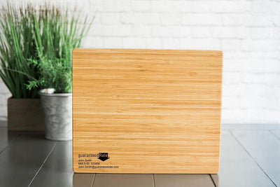 Guaranteed Rate - Personalized Cutting Board 11x13 Bamboo
