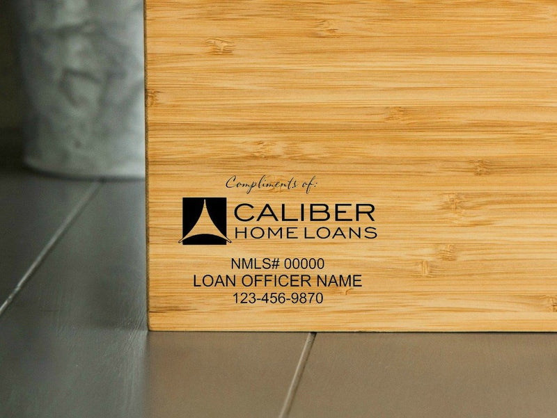 Caliber Home Loans - Personalized Cutting Board 11x13 Bamboo