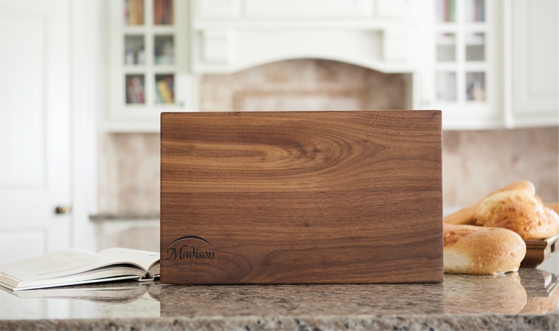 Madison - Personalized 11x17 Walnut Cutting Board