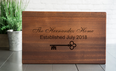 Movement Mortgage - Personalized Beautiful Large 11x17 Mahogany Boards
