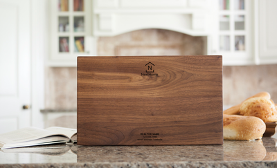NextHome Personalized 11x17 Walnut Cutting Board