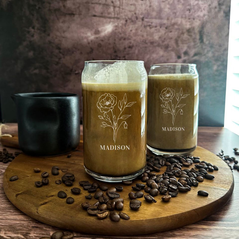 Personalized Glass Can - 16oz