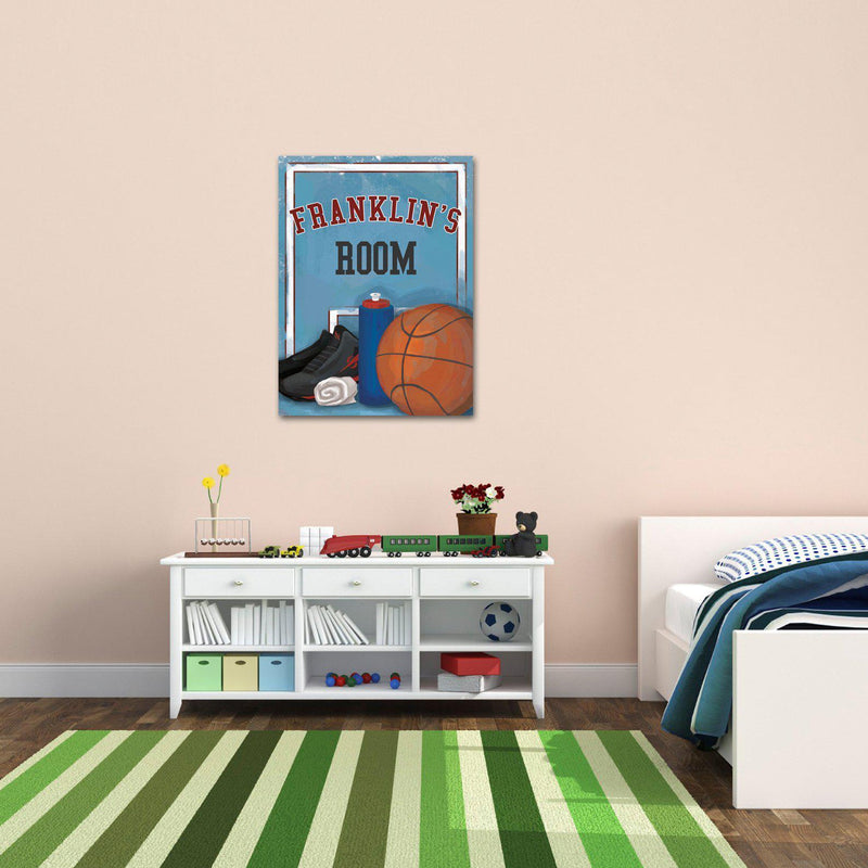 Personalized Sports Canvas Sign – 18x24