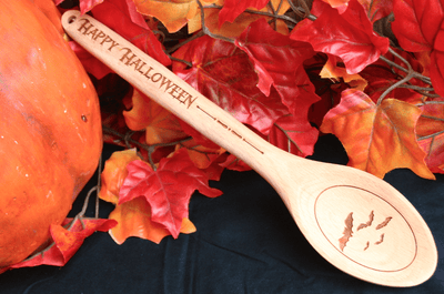 Personalized Haunted Halloween Spoons