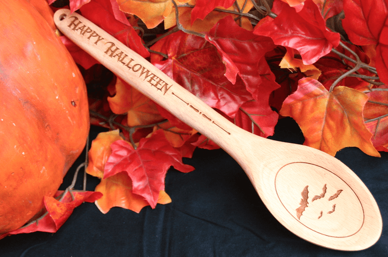 Personalized Haunted Halloween Spoons