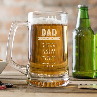 Personalized 25-ounce Beer Stein