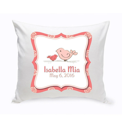 Personalized Baby Nursery Throw Pillow