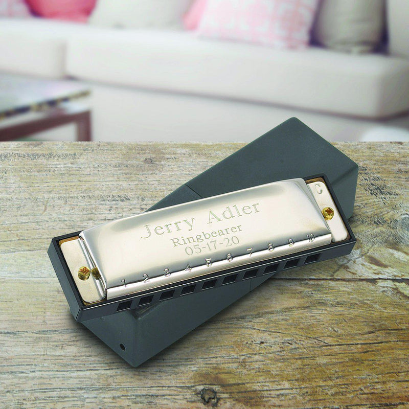 Personalized Stainless Steel Harmonica