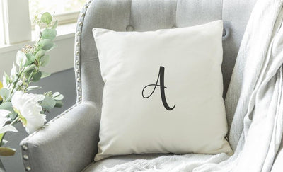 Monogram Throw Pillow Covers