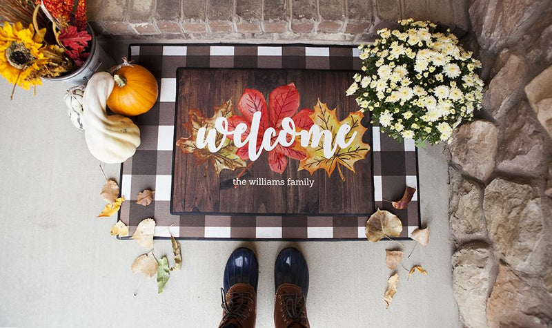 Corporate | Personalized Layered Fall Doormat Sets