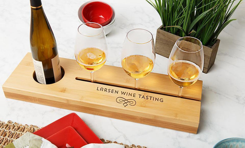 First Colony Mortgage Personalized Wine Serving Tray