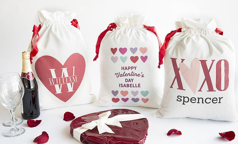 Personalized Love Themed Large Gift Bags