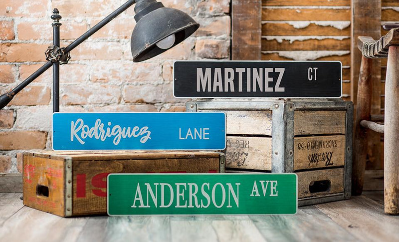 Personalized Aluminum Street Signs