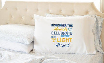 Personalized Hanukkah Pillowcases