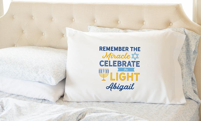 Corporate | Personalized Hanukkah Pillowcases
