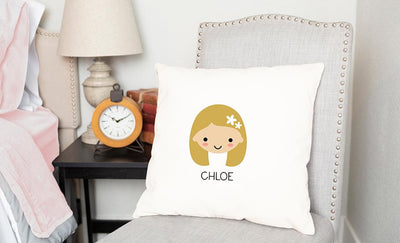 Personalized Children’s Character Throw Pillow Covers