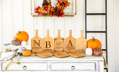 American Pacific Mortgage - Personalized Handled Bamboo Serving Boards