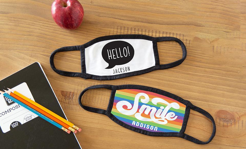 Personalized Reusable Kids’ Face Coverings