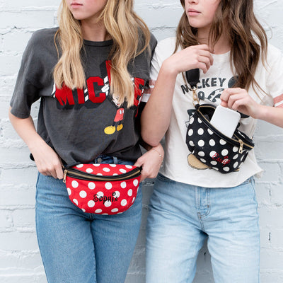 Personalized Polka Dot Fanny Packs