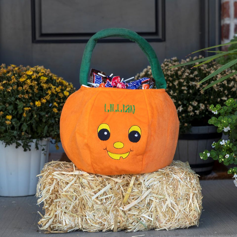 Personalized Pumpkin Trick or Treat Bag