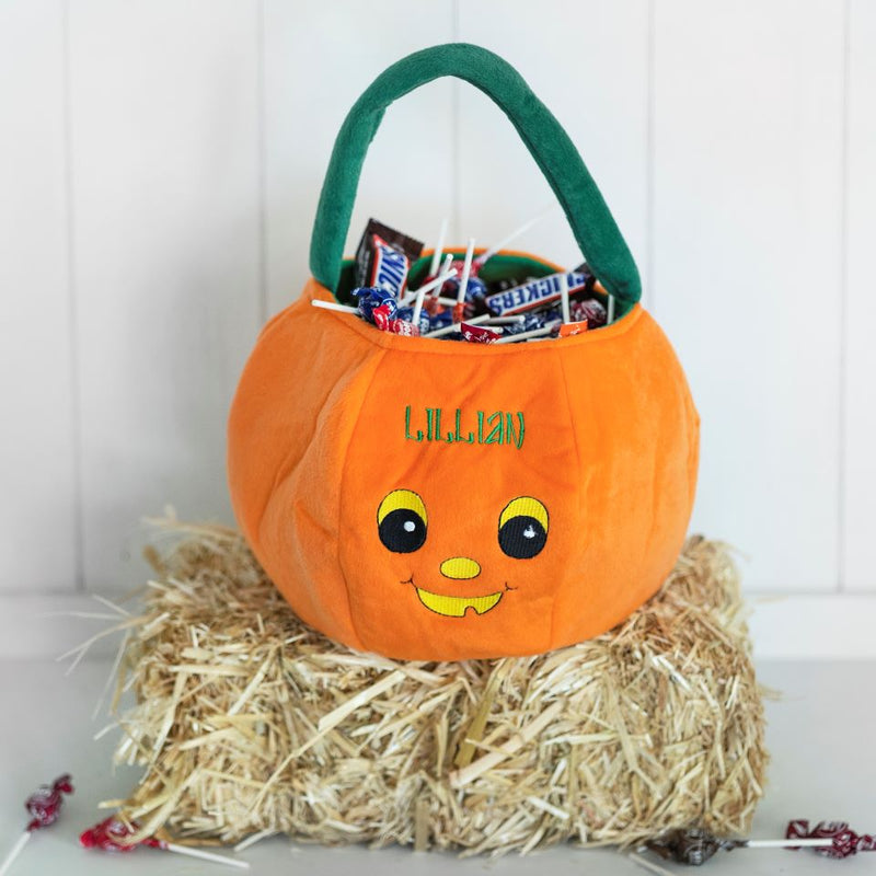 Personalized Pumpkin Trick or Treat Bag