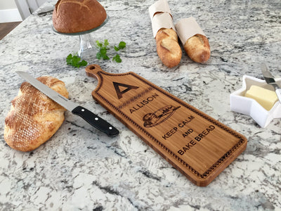 Preferred Rate - Personalized Bamboo Bread Boards