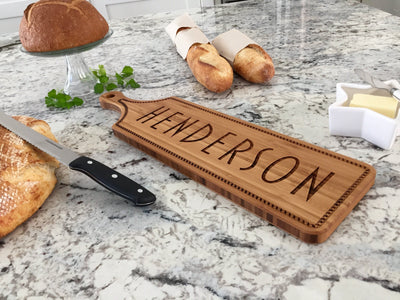 Prosperity Lending - Personalized Bamboo Bread Boards