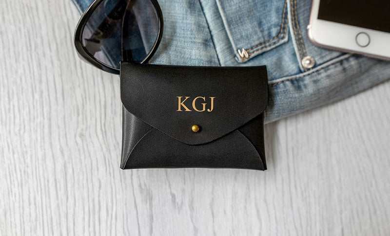 Personalized Vegan Leather Small Wallets