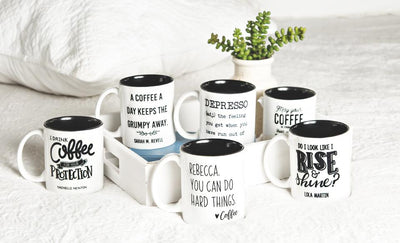 Love My Caffeine Personalized Coffee Mugs