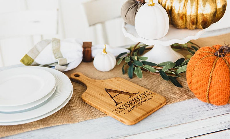 Personalized Handled Bamboo Serving Boards! 8 Amazing Designs!