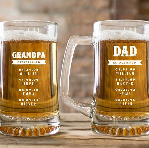 Personalized 25-ounce Beer Stein