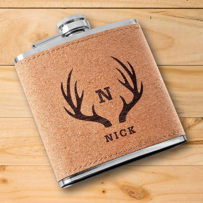 Personalized Flask - Cork