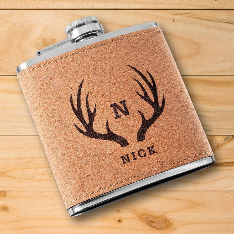 Personalized Flask - Cork