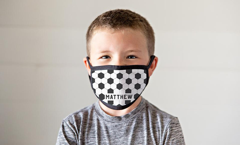 Personalized Sports Face Coverings for Children and Adults