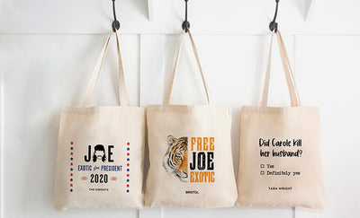 Personalized Joe Exotic Tote Bags