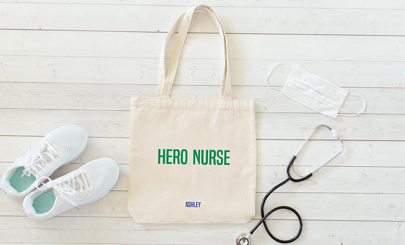 Corporate | Personalized Super Nurse Tote Bags
