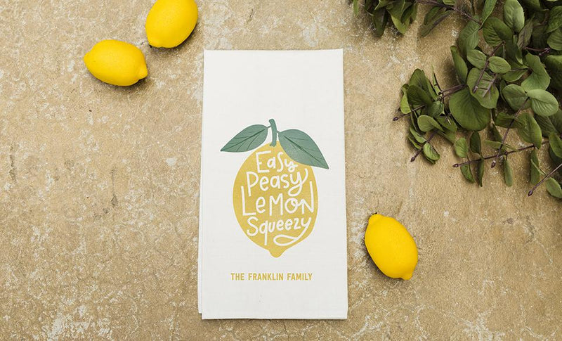 Personalized Summertime Tea Towels