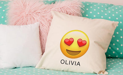 Personalized Emoji Throw Pillow Covers