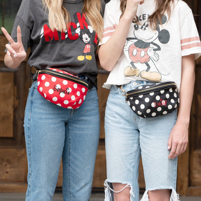 Personalized Polka Dot Fanny Packs