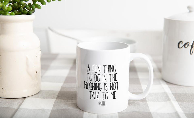 Personalized Sarcastic Mornings Mug Collection